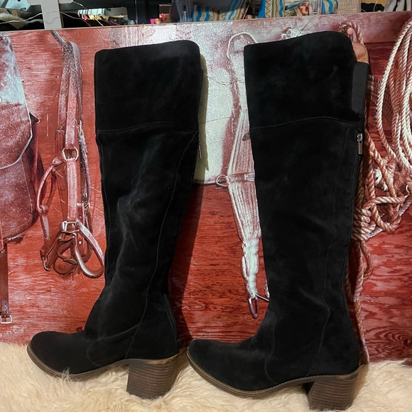 New Lucky Brand leather OTK boots - Picture 2 of 10